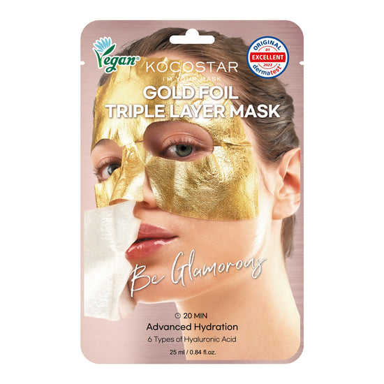 Kocostar - Premium Gold Foil Triple Layer Mask 1pc