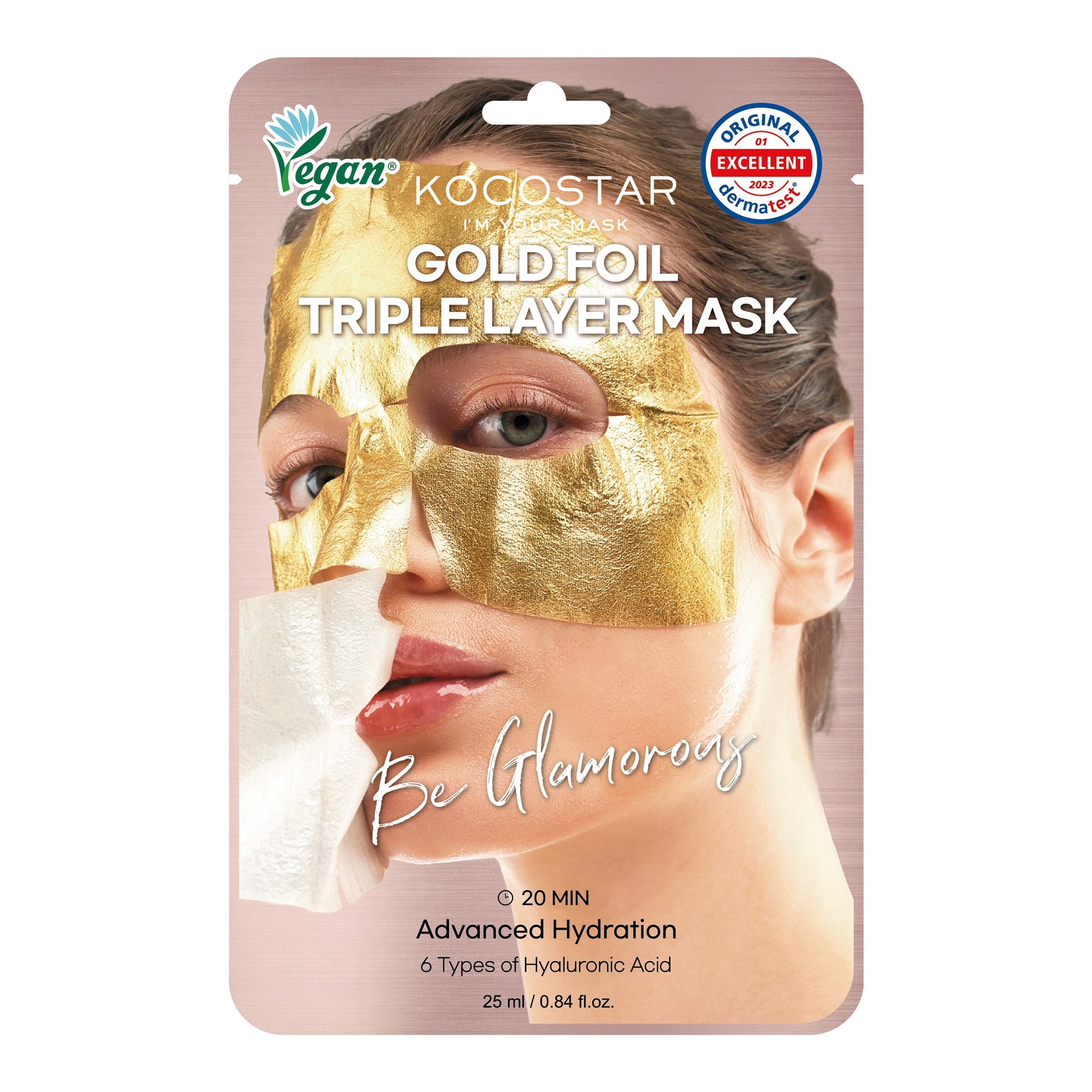 Kocostar - Premium Gold Foil Triple Layer Mask 1pc