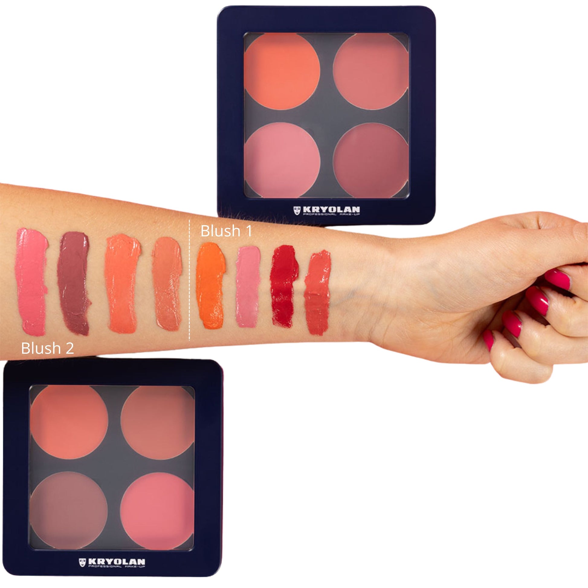 Kryolan - Cream Blush Palette 4 Colors