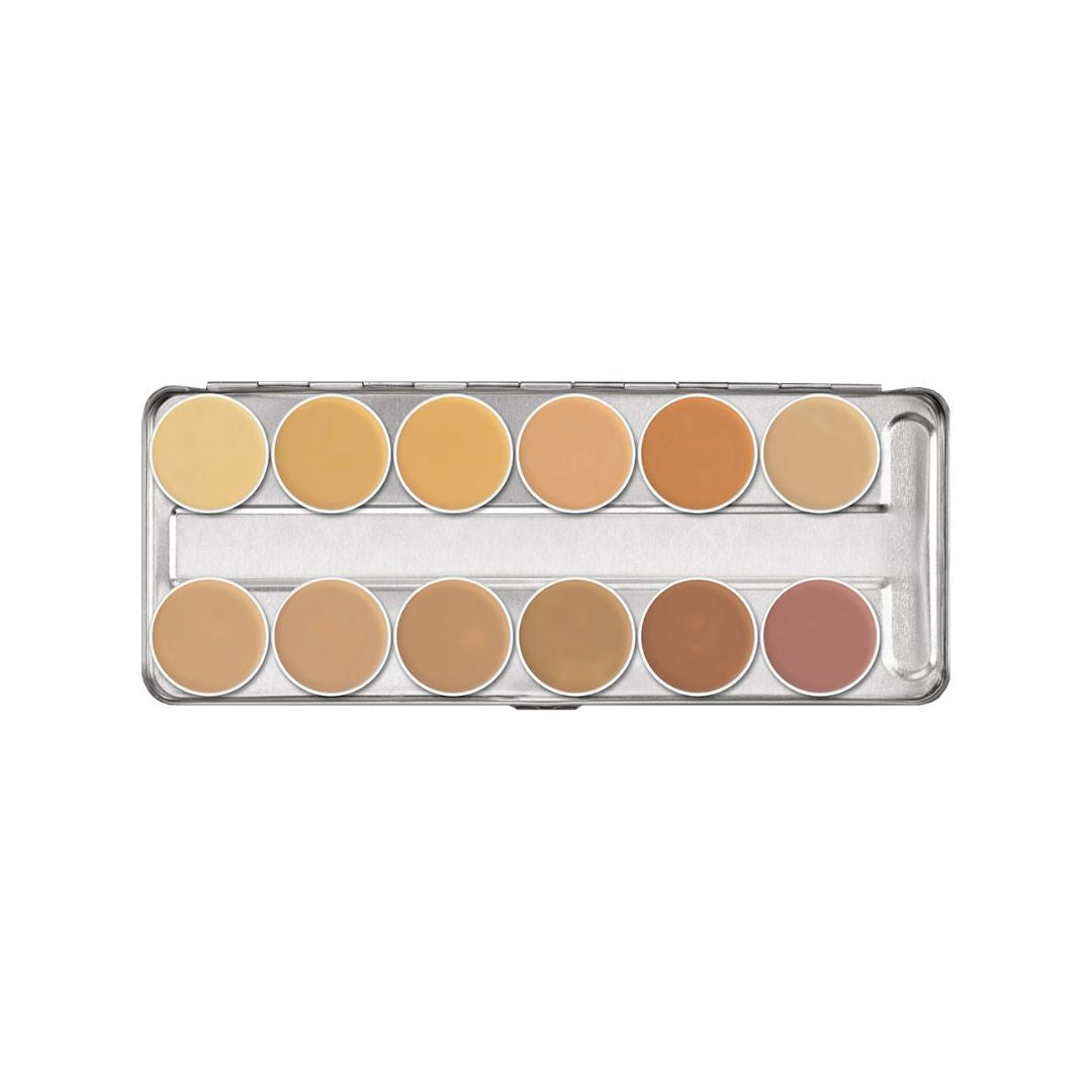 Kryolan - Dermacolor Camouflage Cream Palette 12 Colors