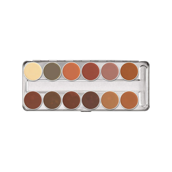 Kryolan - Dermacolor Camouflage Cream Palette 12 Colors