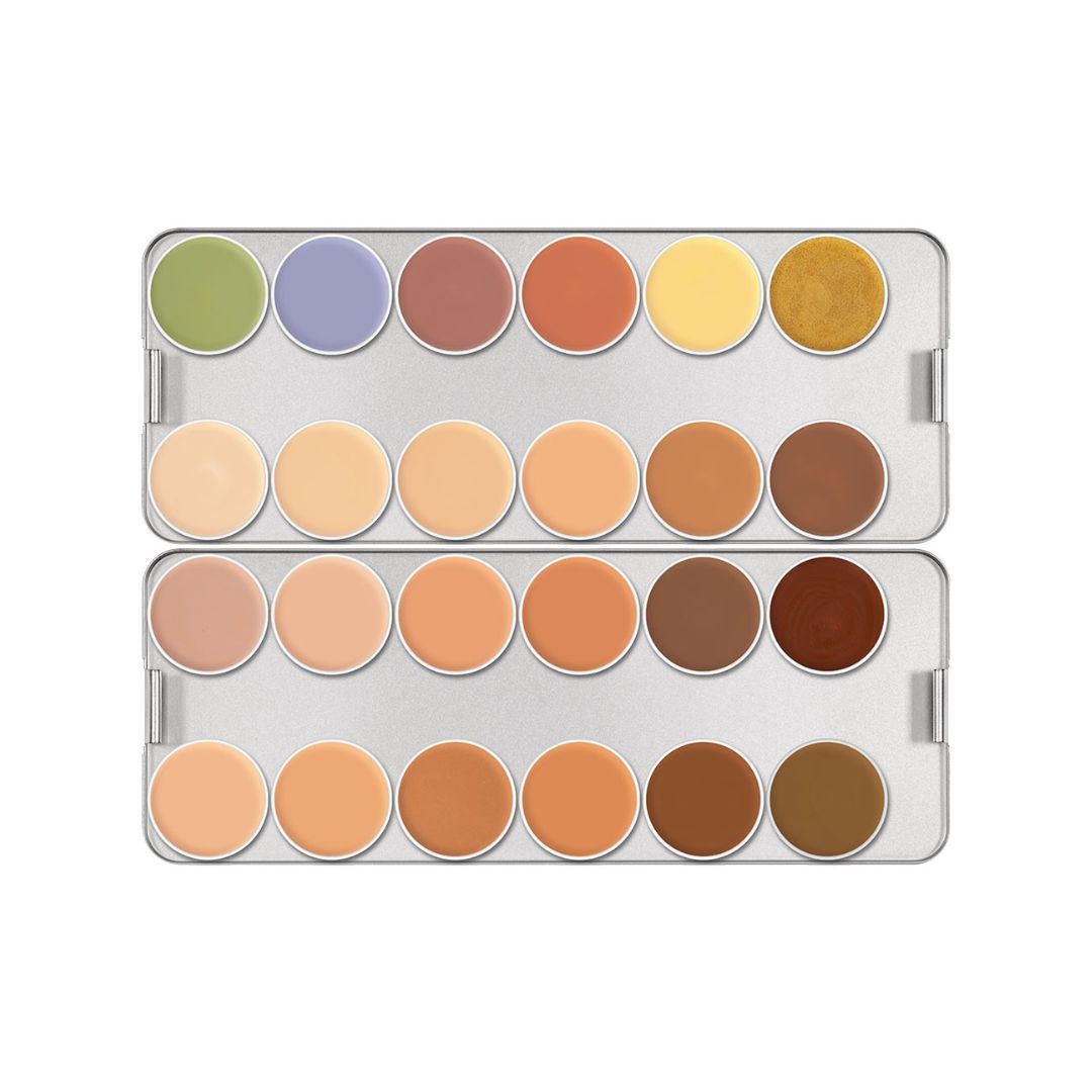 Kryolan - Dermacolor Camouflage Cream Palette 24 Colors