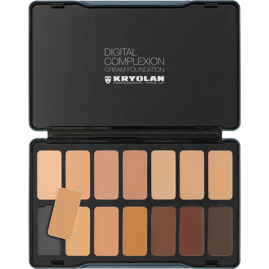 Kryolan - Digital Complexion Cream Foundation Palette 14 colors