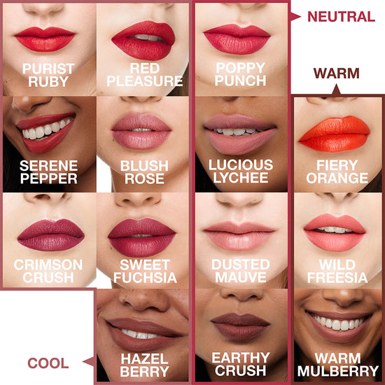 Kryolan - Lipstick Velvet Kiss Wheel 6 Colors