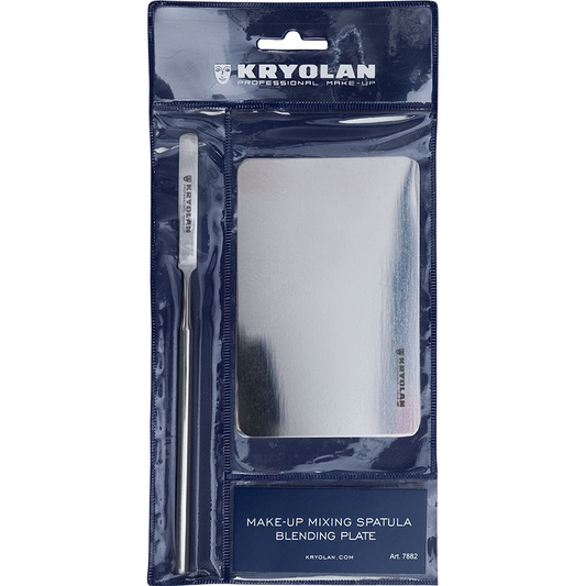 Kryolan - Make-up Mixing Spatula & Blending Plate Set