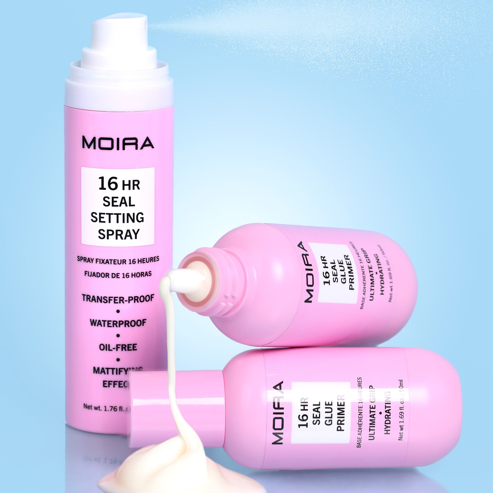 Moira Cosmetics - 16 HR Seal Setting Spray and Glue Primer